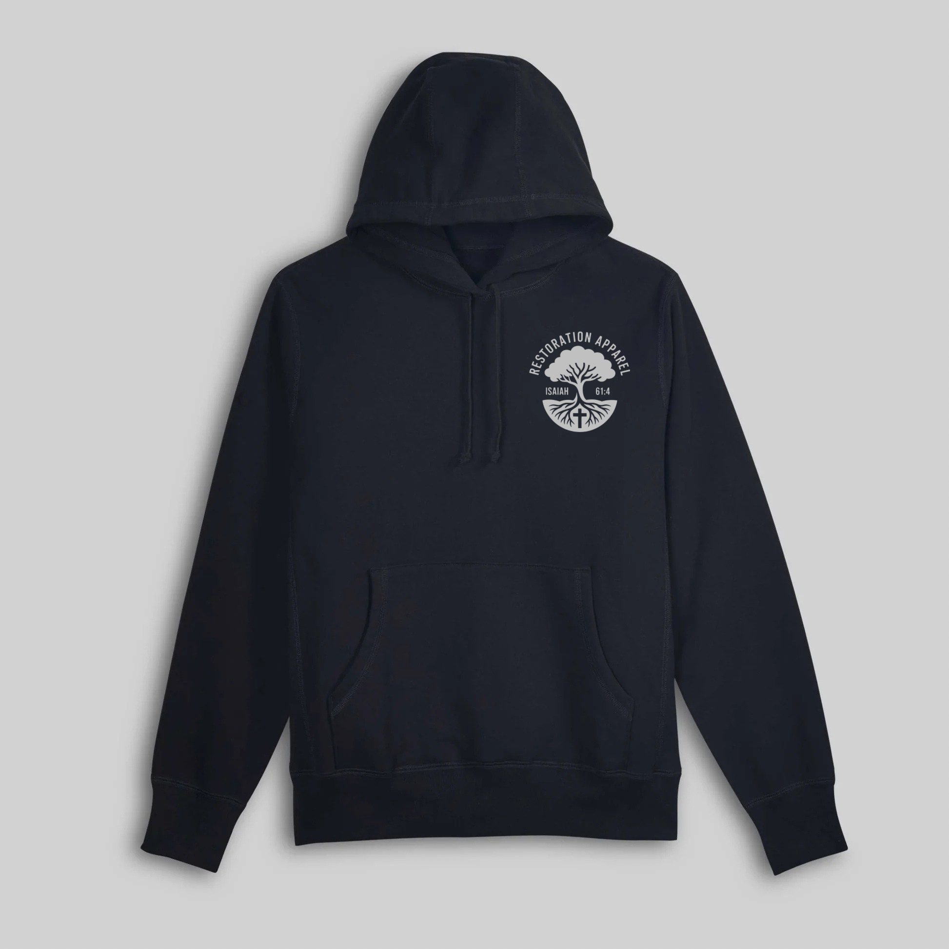 "No Weapon Formed" Black Hoodie